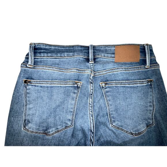 Judy Blue Mid Rise Vintage Wash Button Fly Bootcut Denim Jean Womens 3/26 NWOT - Picture 4 of 5